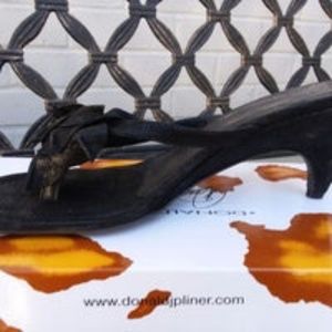 Donald J Pliner Coutere black sandals
